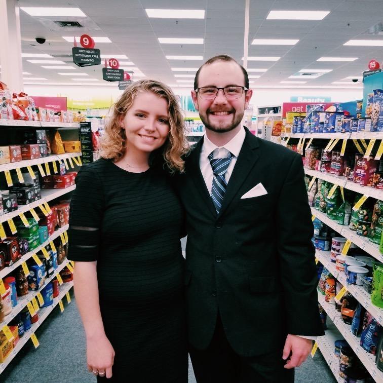 6 months celebration = stop by the local CVS to pester a friend into taking pictures of you in the candy aisle (thank you Kristen)