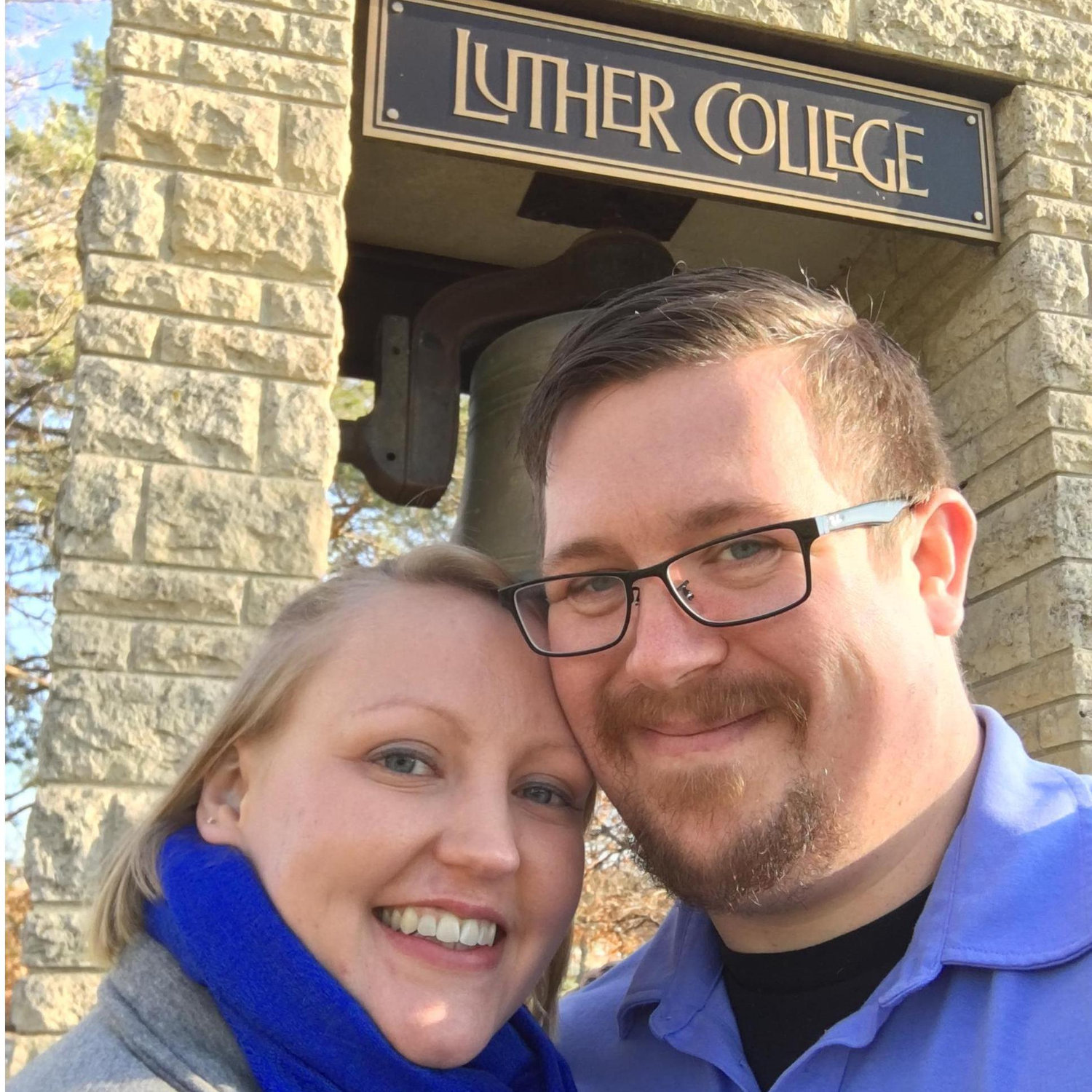 Visiting Sarah's Alma Mater for the fabled "Christmas at Luther"