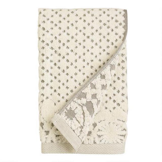 Lattice Sculpted Hand Towel