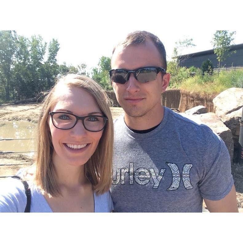 One of many summer trips to the Omaha Zoo! Cory's favorite exhibit is the penguins and Amber has always loved the aquarium.