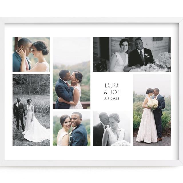 Happiest Together 14x11 Custom Photo Art with Frame