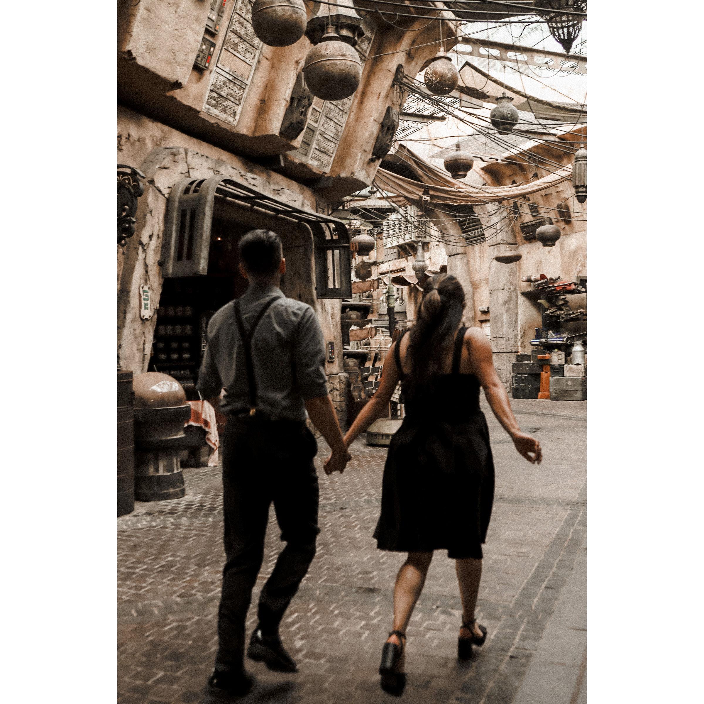 Disneyland Fairytale Engagement Photo shoot