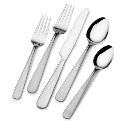 Gourmet Basics by Mikasa® Briarcliff 65-Piece Flatware Set in Satin Finish