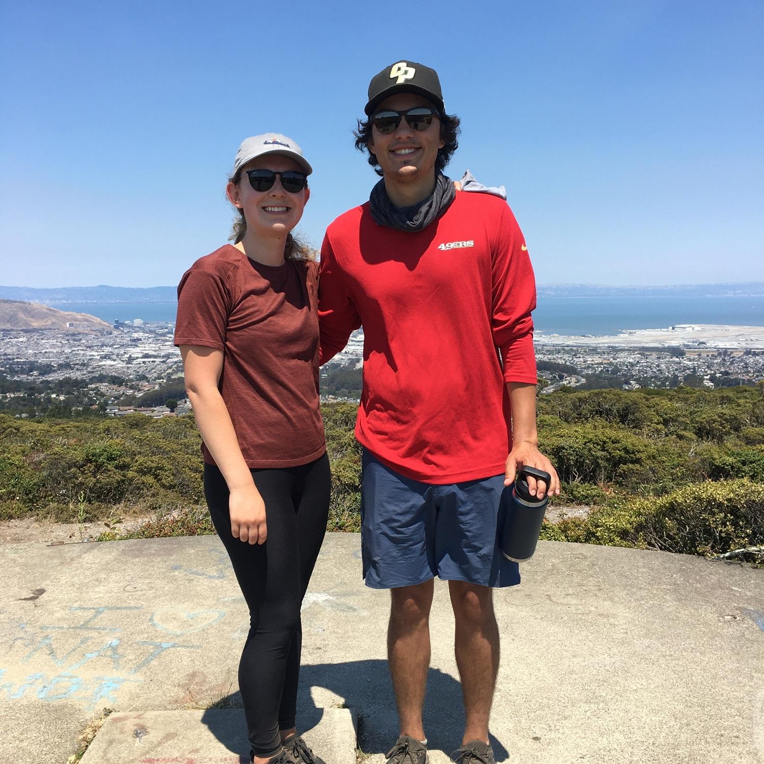 July 2020, Enjoying an urban hike while living in San Francisco.
