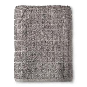 Bath Towel Grid Texture Bath Towels And Washcloths Pigeon Gray - Room Essentials™