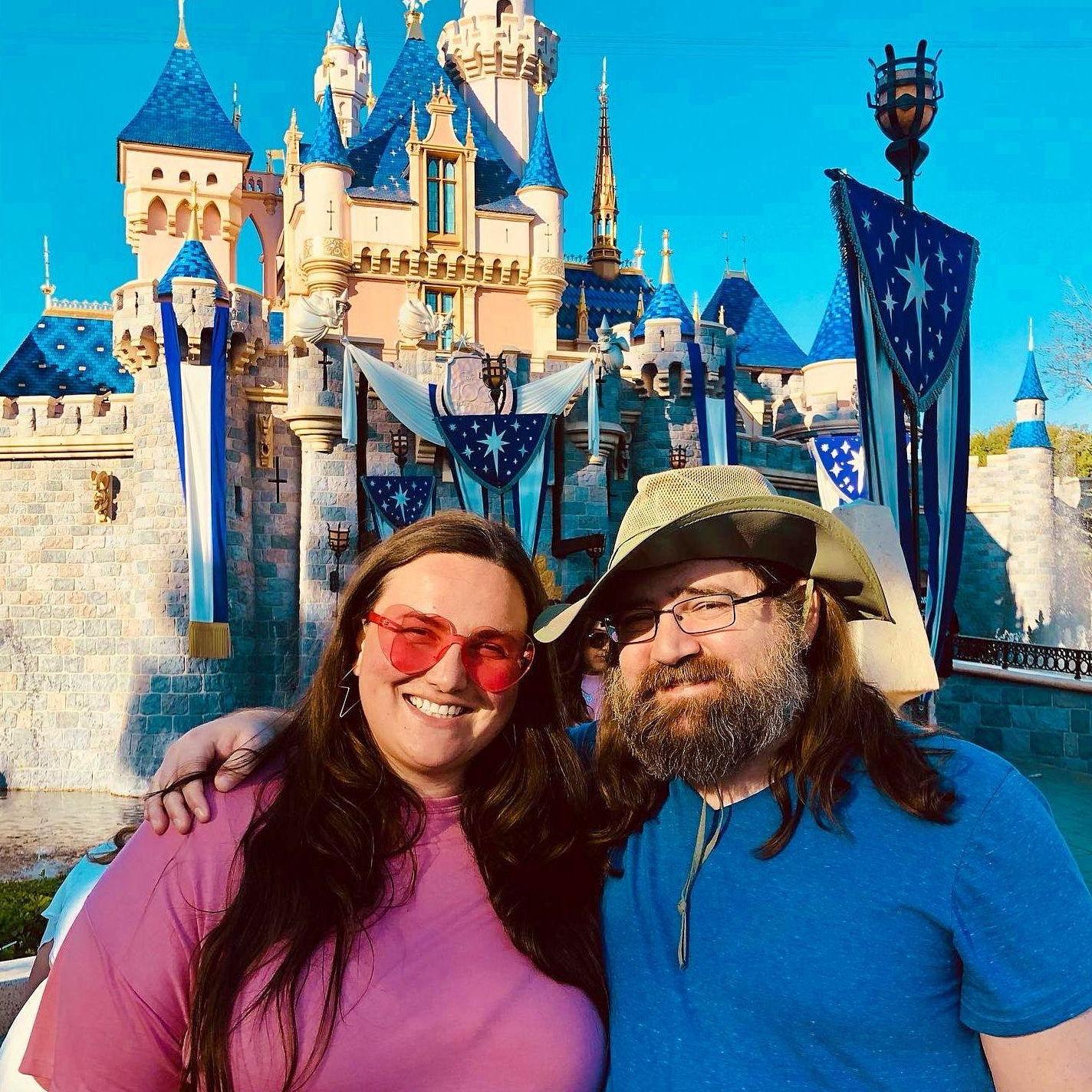 Jacqueline got tickets to Disneyland for Bryan's Birthday. February 2023.