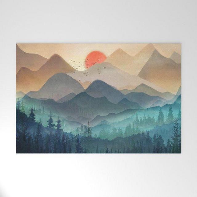 Wilderness Becomes Alive at Night Welcome Mat