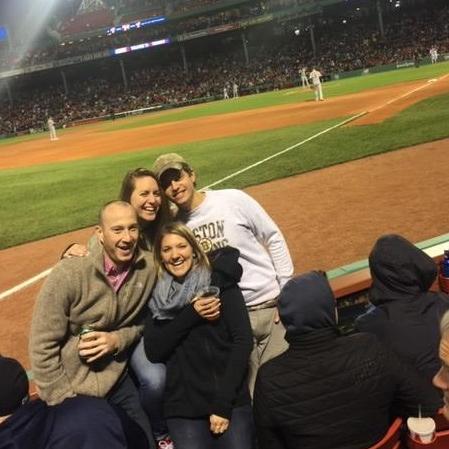 Our "first date" at Fenway!