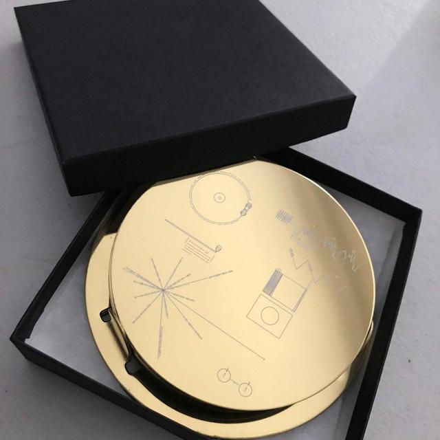 Voyager Gold Record Laser Etched Steel...