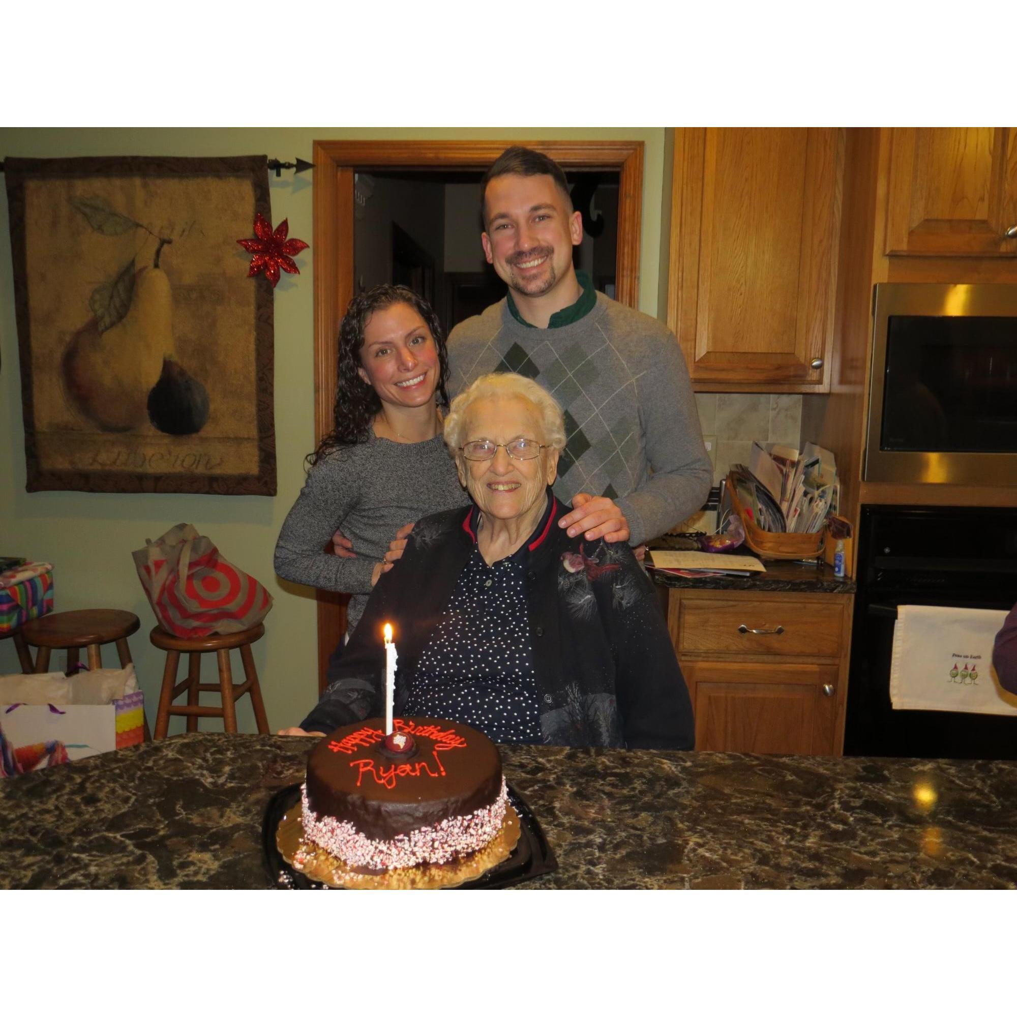 We love you, Gram. Celebrating Ryan’s 32 Birthday.