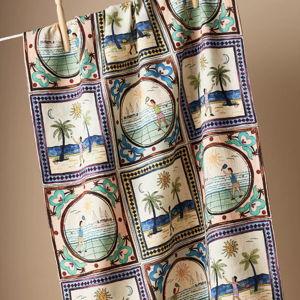 Tile Tennis Dish Towel