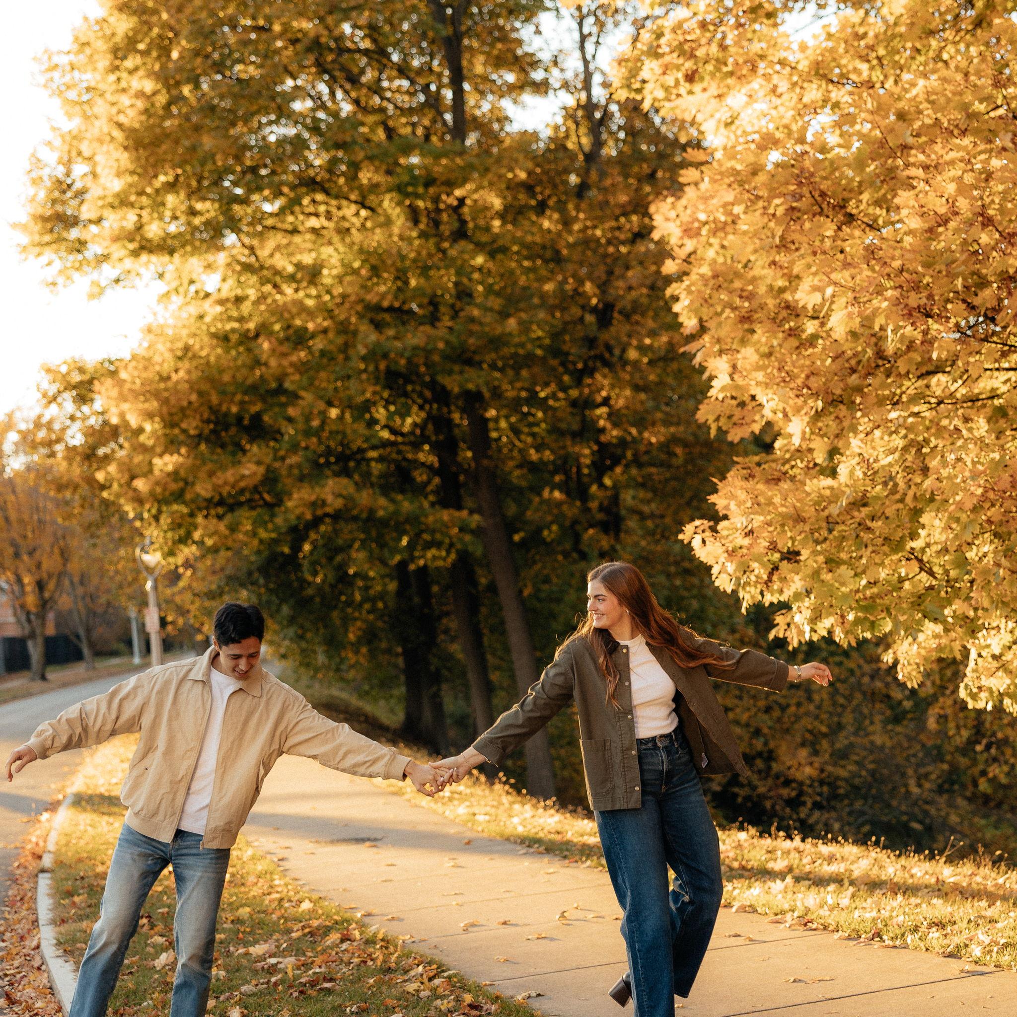 From our engagement shoot | Highland Park | October 2025