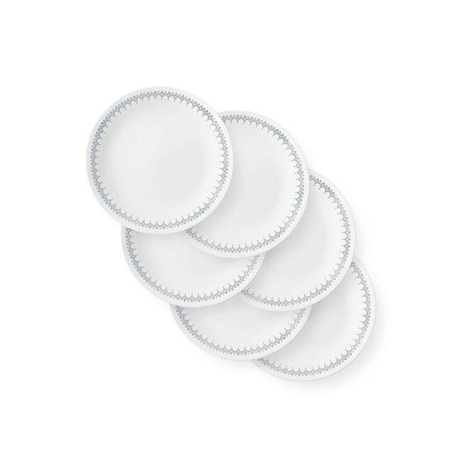 Corelle Boutique Lunch Plate Evening Lattice 8.5in (21.6cm) 6 Pack