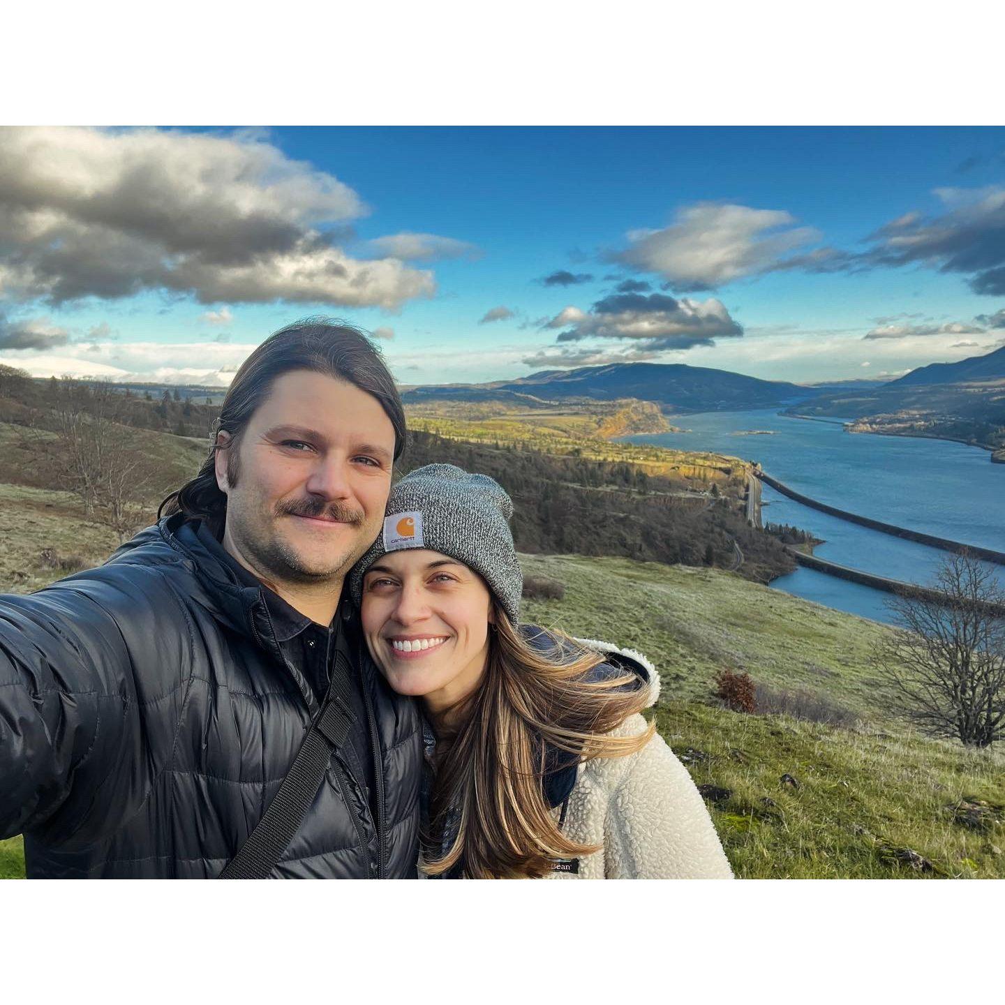 Coyote Wall hike in Washington