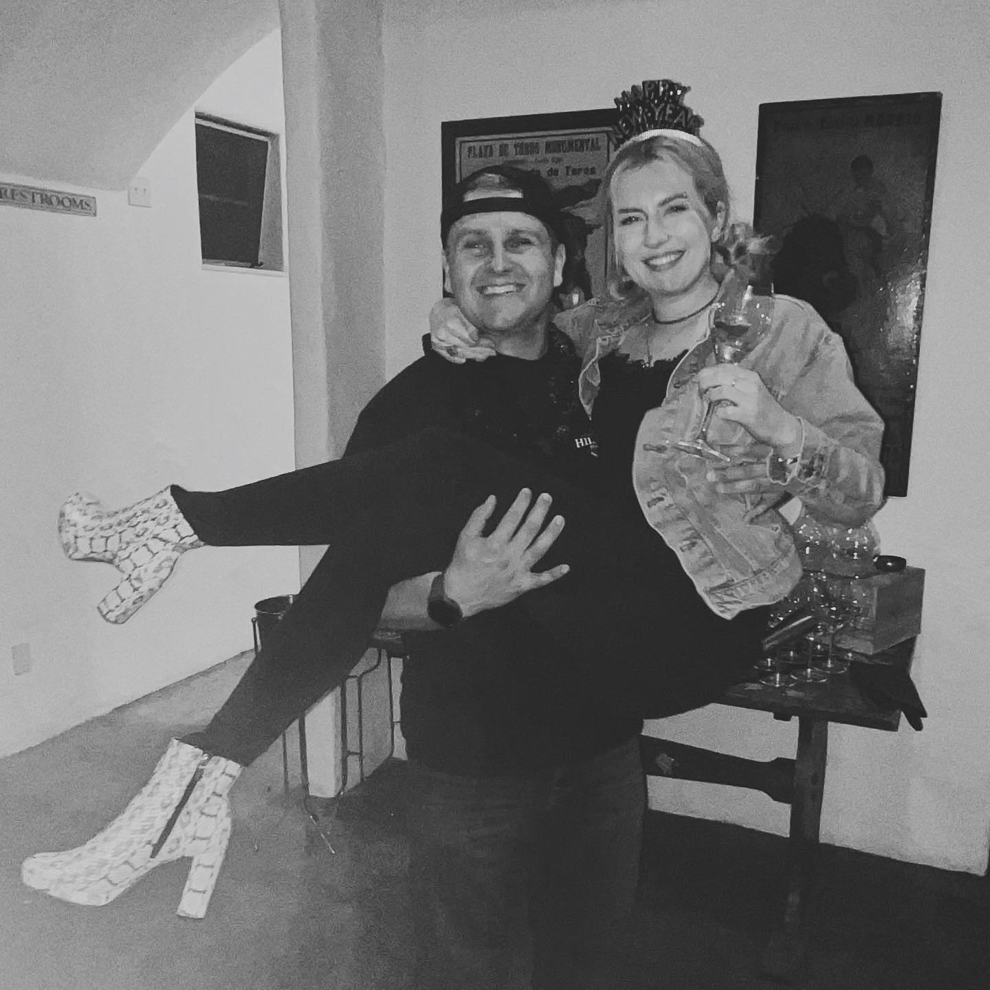Our first New Years Eve together, bringing in 2023 with each other with our closest friends.