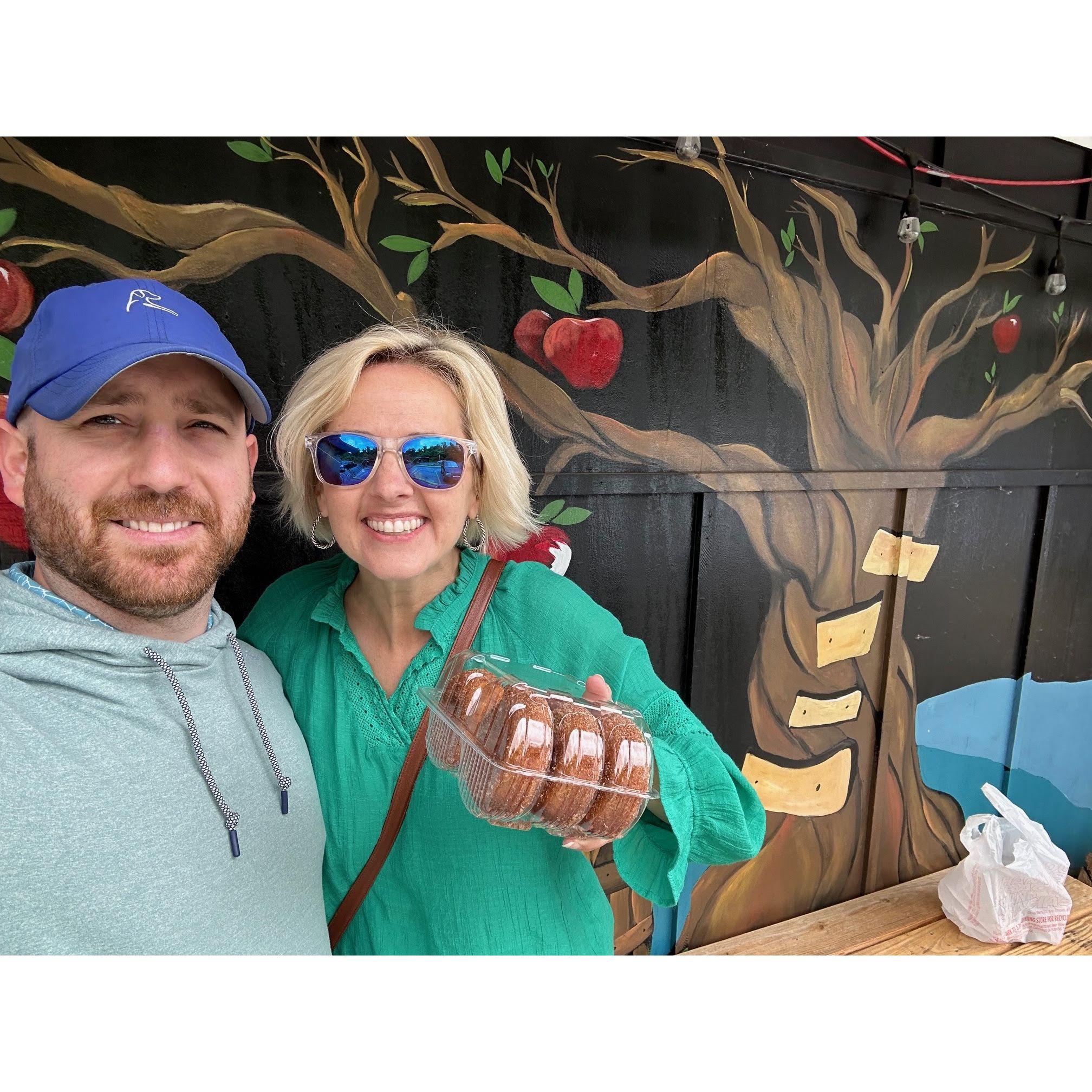 Taken in Front Royal on a whirlwind trip to RVA, Nova and Page County. Apple cider doughnuts are a must try!