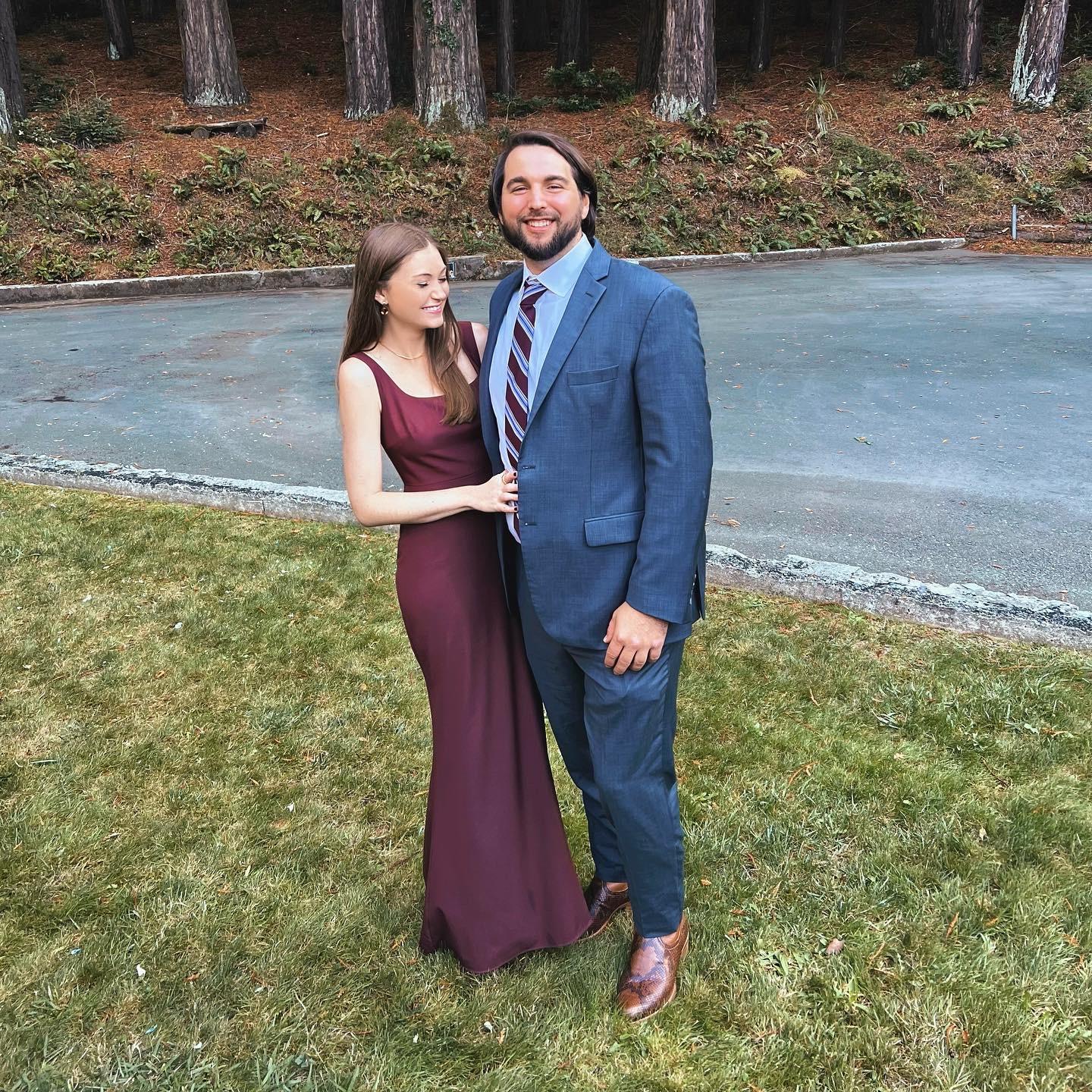 Ben & Lindsay attending a wedding in Mill Valley - October 2022