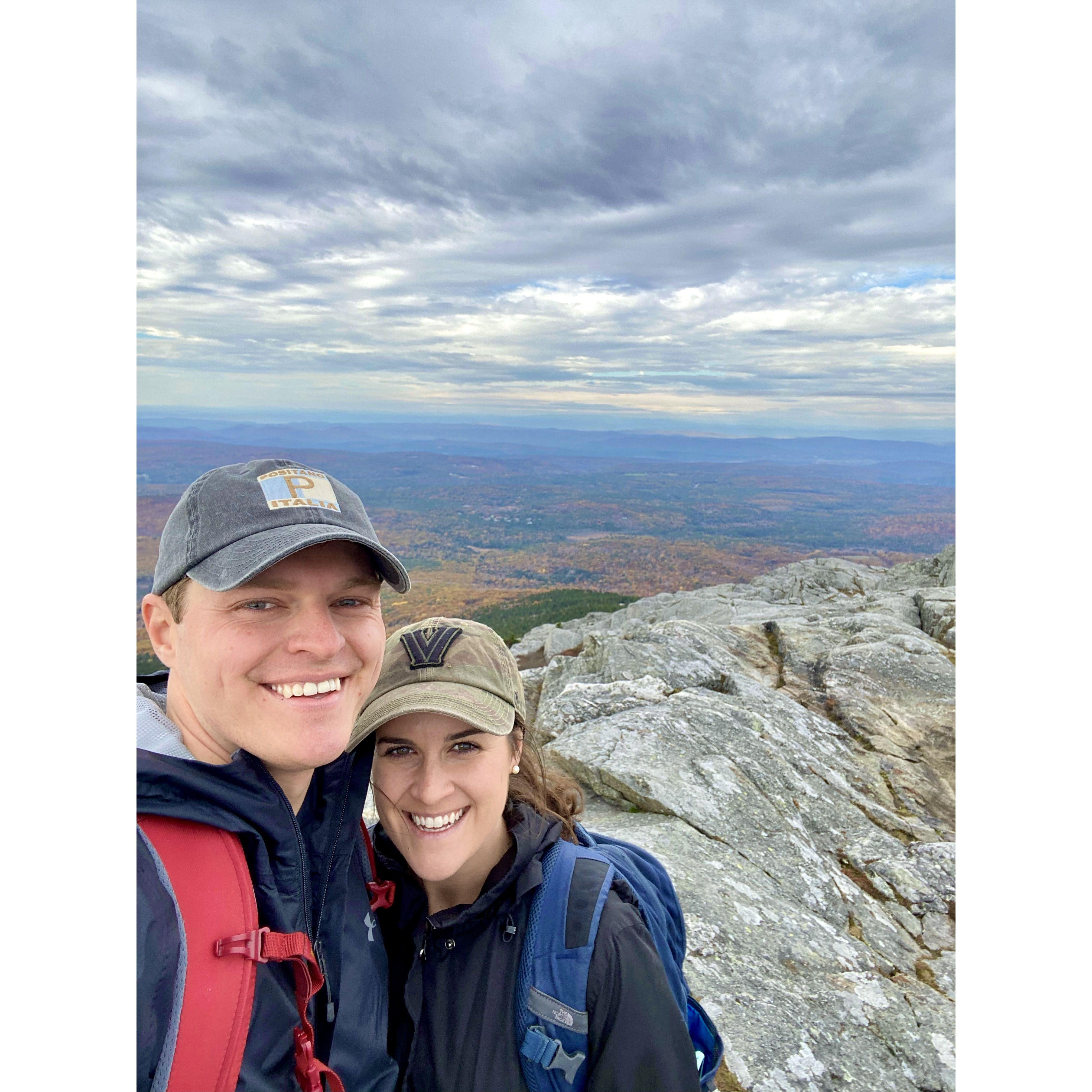 Testing our hiking limits on the peaks of New Hampshire mountains...