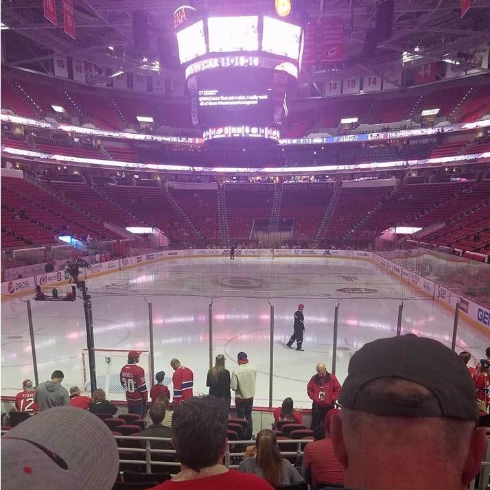 One of our favorite past-times: hockey games!