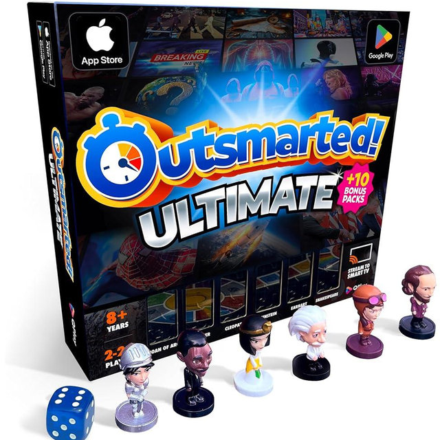 Outsmarted Ultimate Edition - 10 Exciting Bonus Categories | Kids, Teens & Adults | Next-Level Game Night for Family & Friends | 2–24 Players | Age 8+ | 10,000+ Questions | 2026 Edition