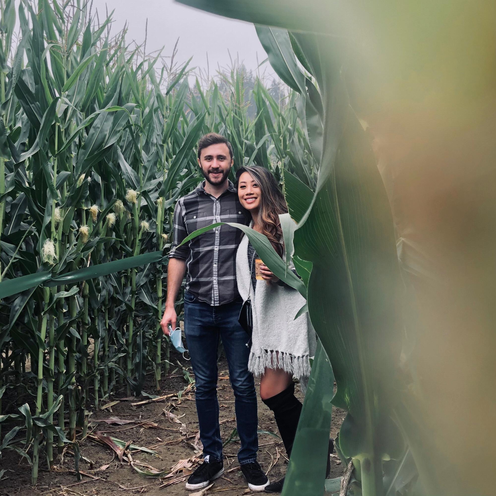 Maltby, Washington - Tee’s first corn maze