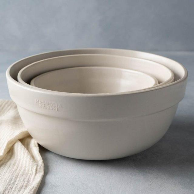 Set of Vintage-Inspired Mixing Bowls