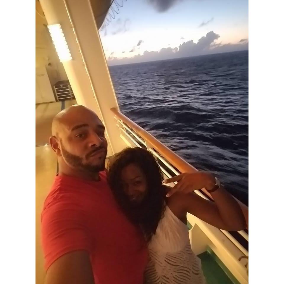 Taking in the sunset