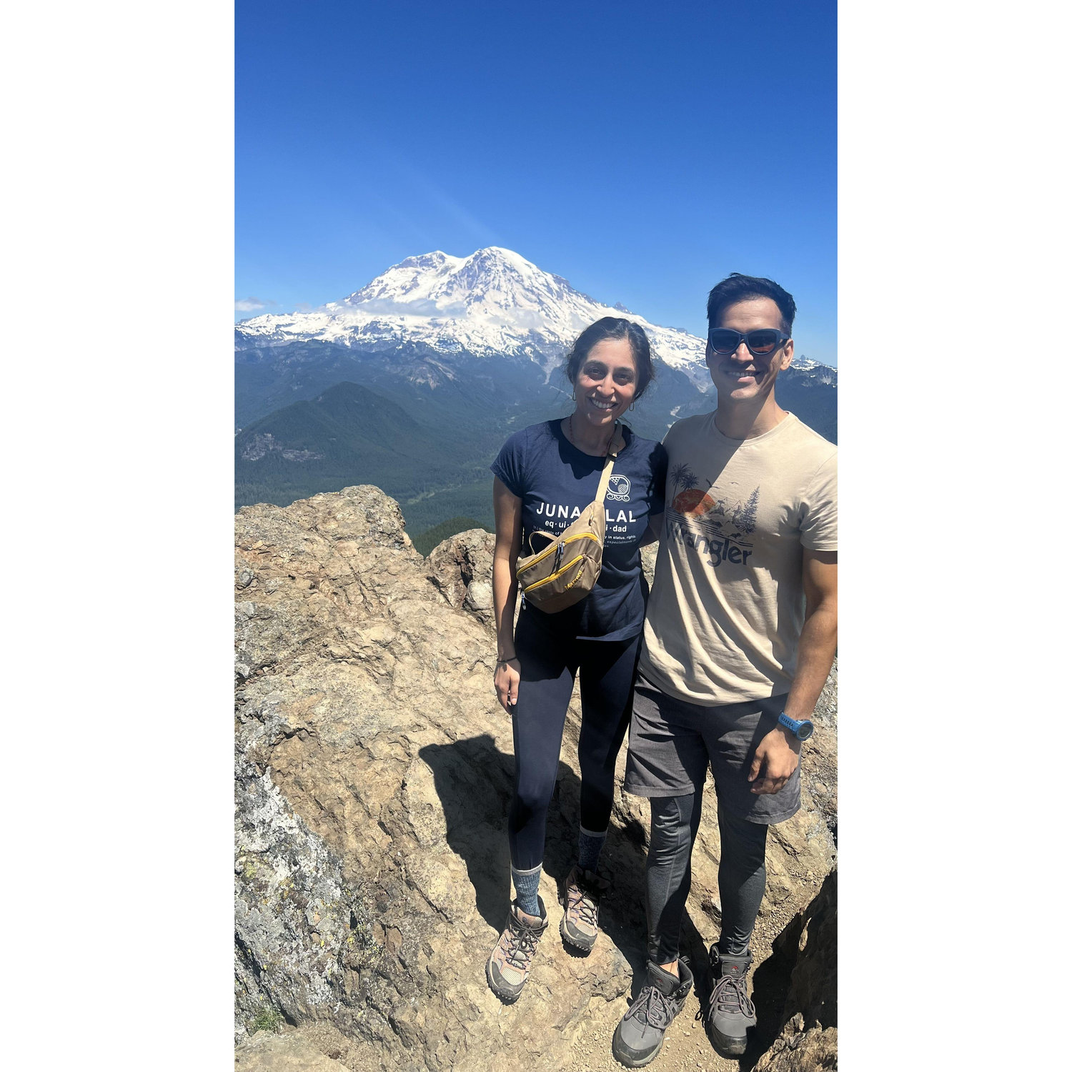 the first mountain we climbed together!