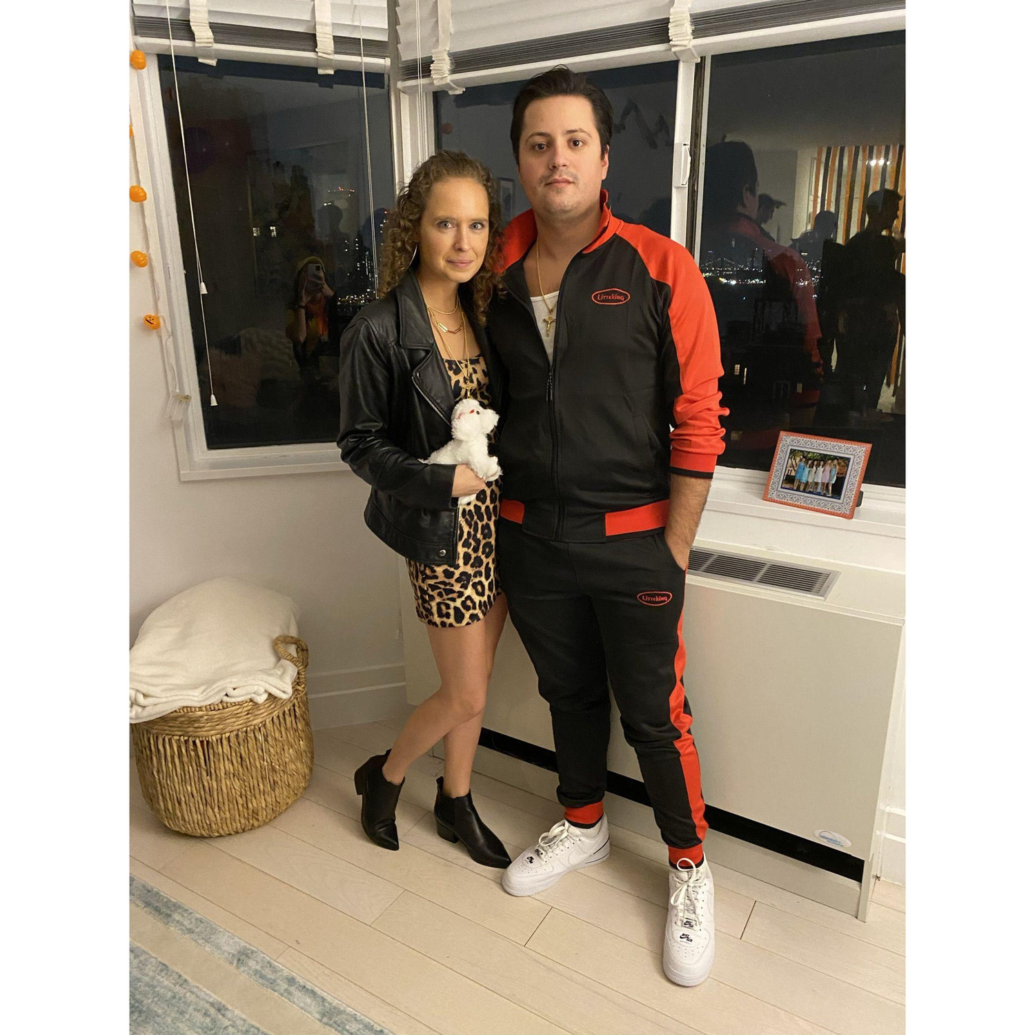 Halloween as Christopher Moltisanti and Adriana La Cerva from The Sopranos in NYC, 2021