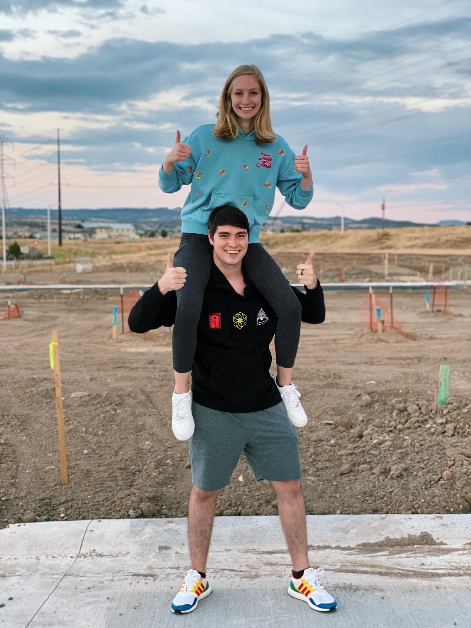 After we started the building process for our home!