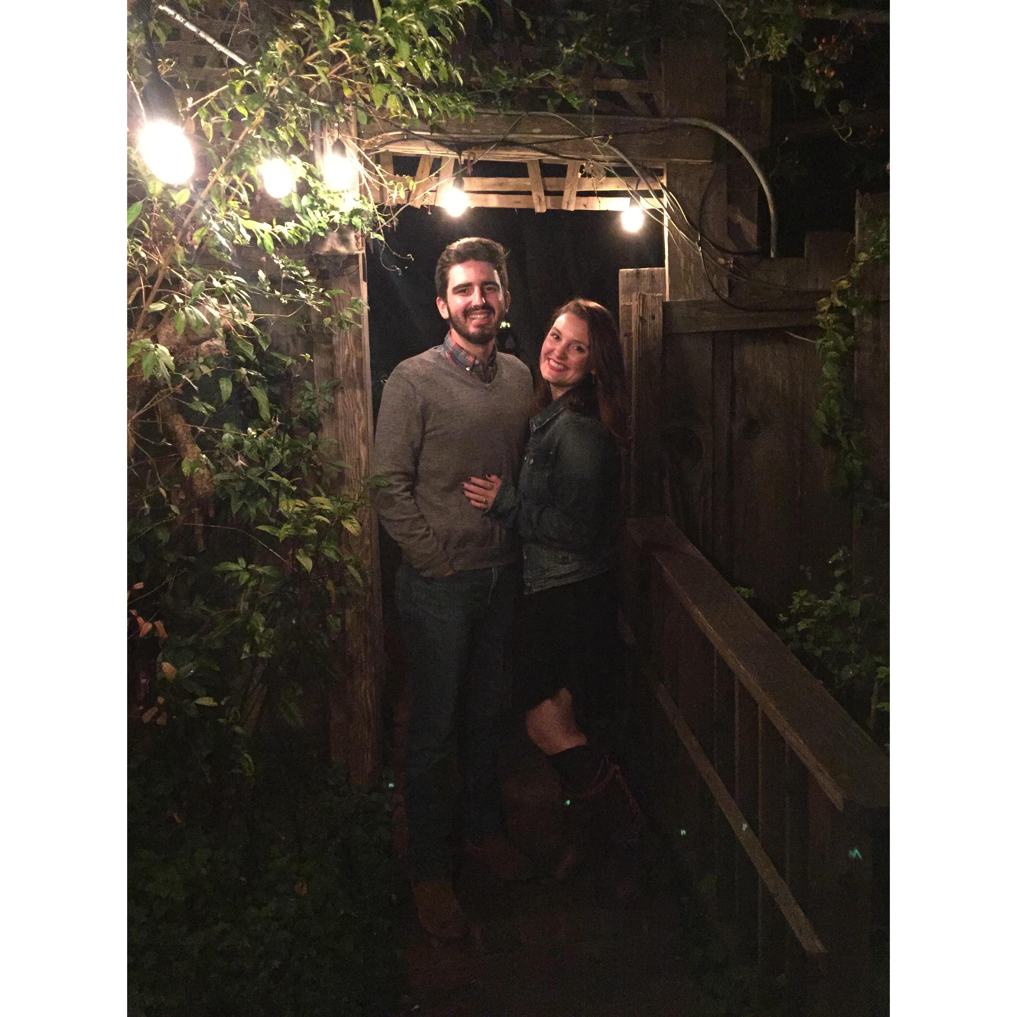 A dinner adventure in Mendocino, CA.