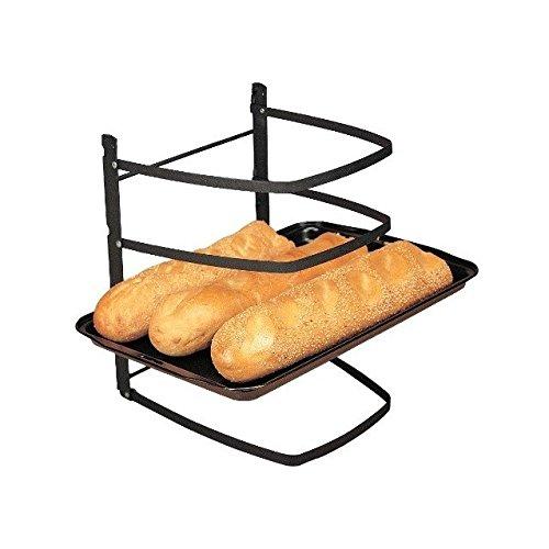 Linden Sweden Metal Baker's Cooling Rack - 4-Tier Baker's Shelf for Baking Sheets, Pizza Stones and Muffin Tins - Great for Crafts and Organization - Folds Flat for Easy Storage