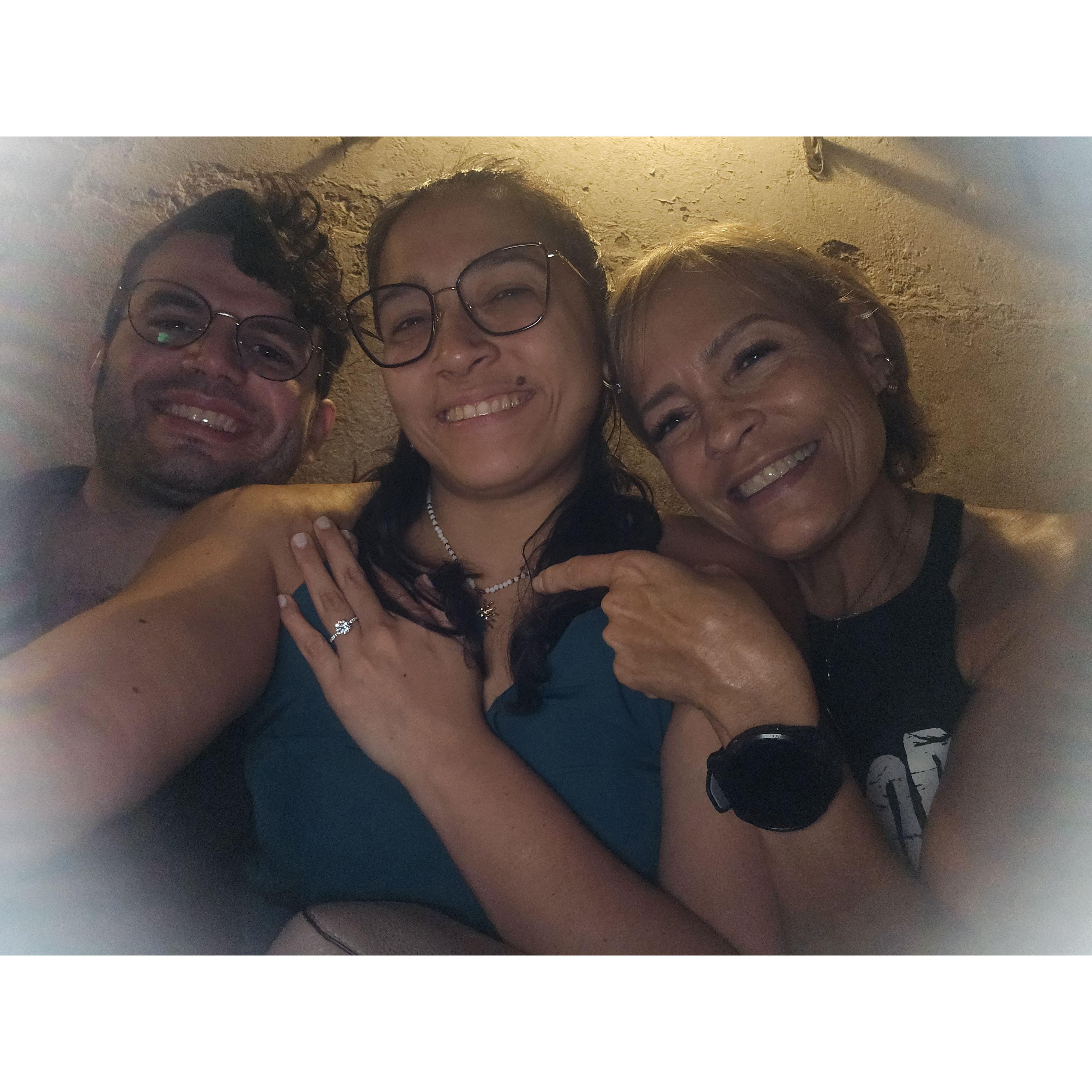 The night we got engaged at Old San Juan, PR