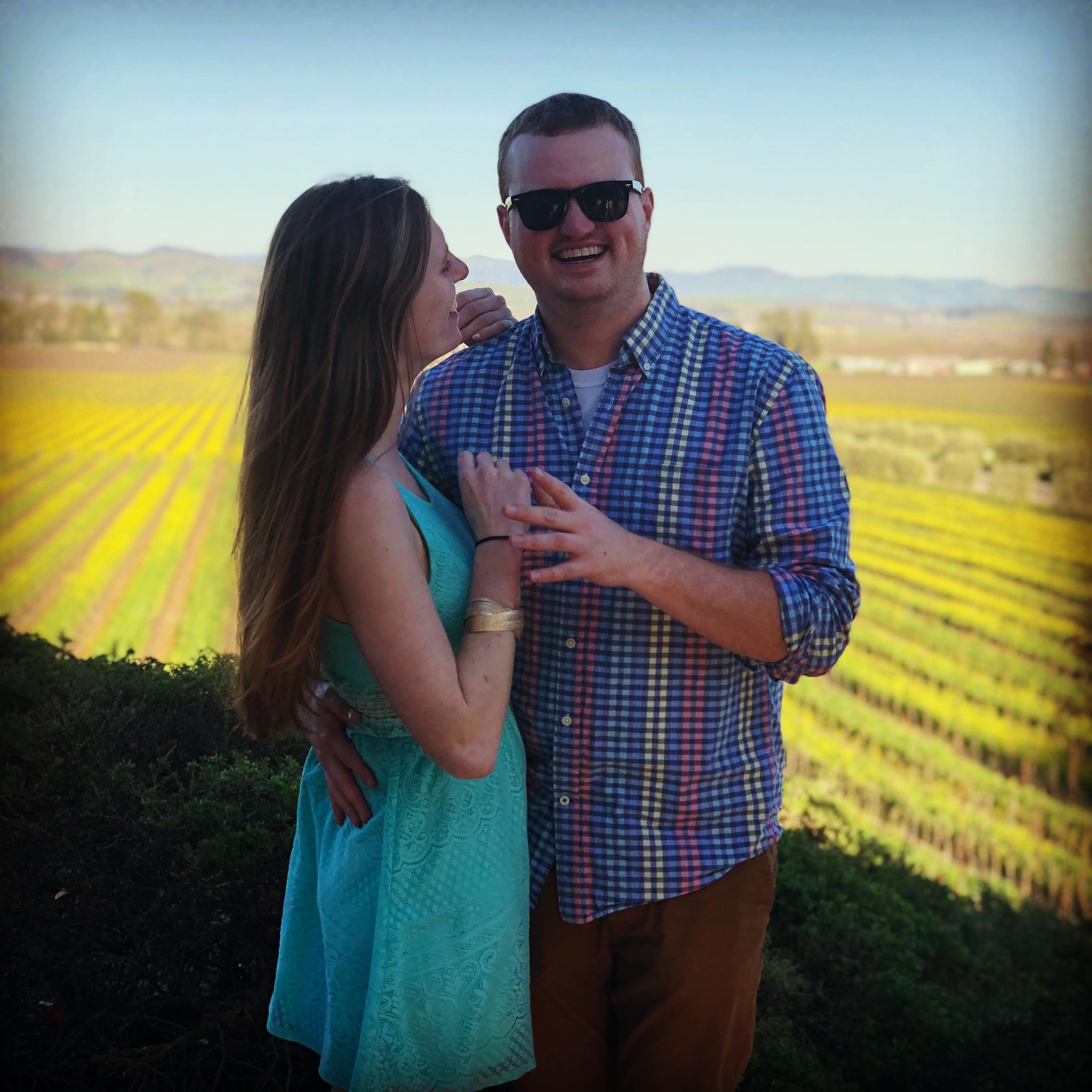 Just before this we said I love you to each other for the first time