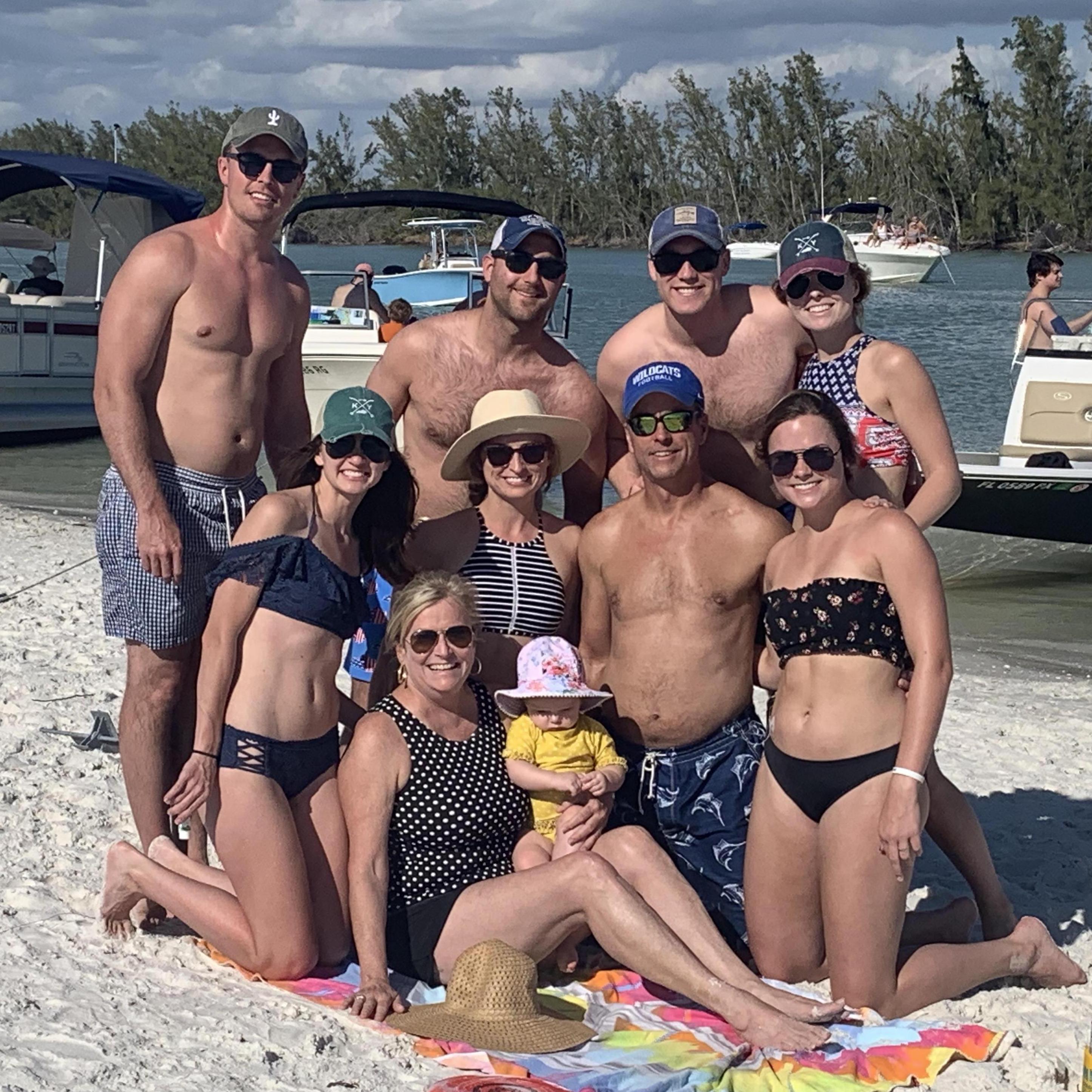 Cannady family vacation in Marco Island, Florida--January 2019
