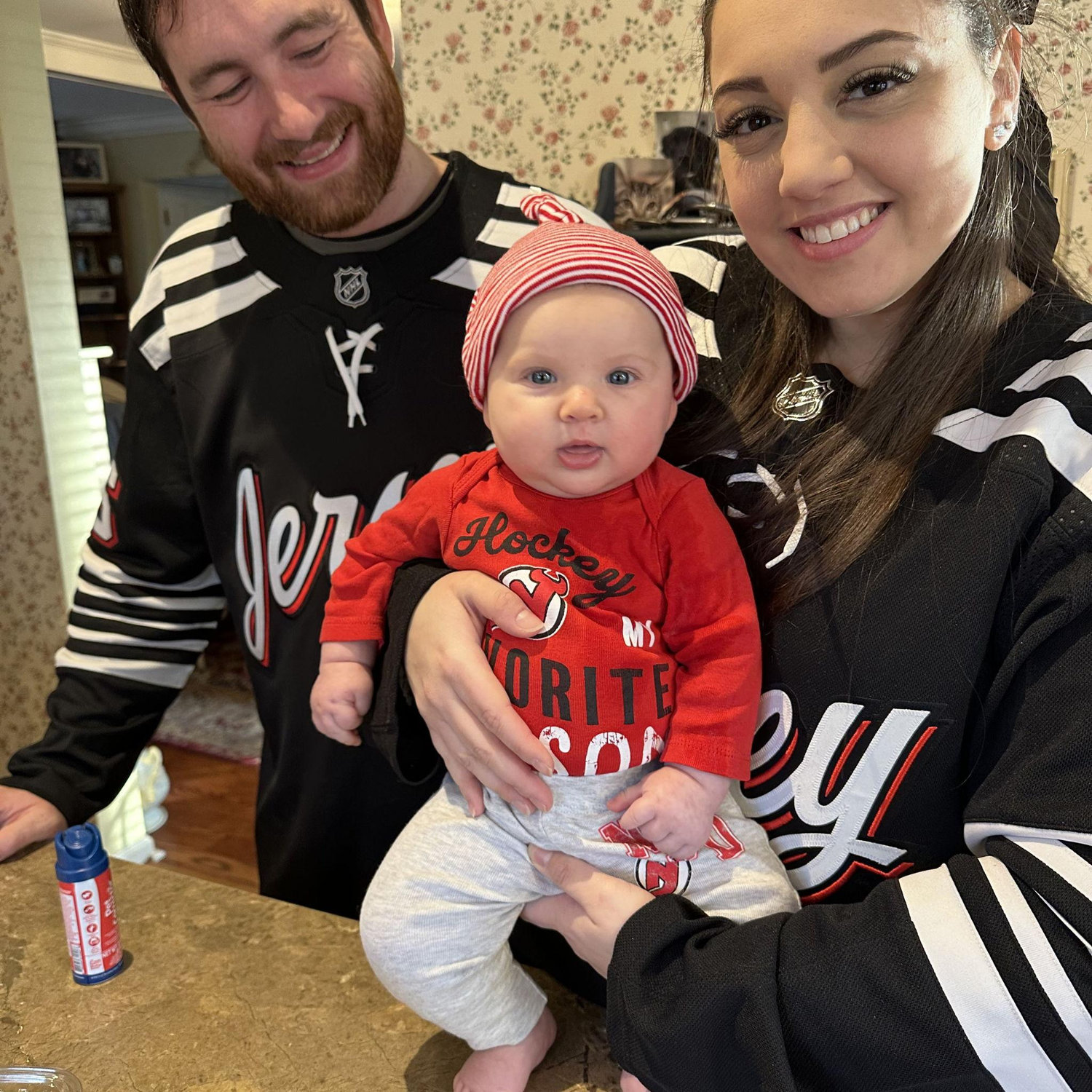 Even our niece Mackenzie loves the NJ Devils!