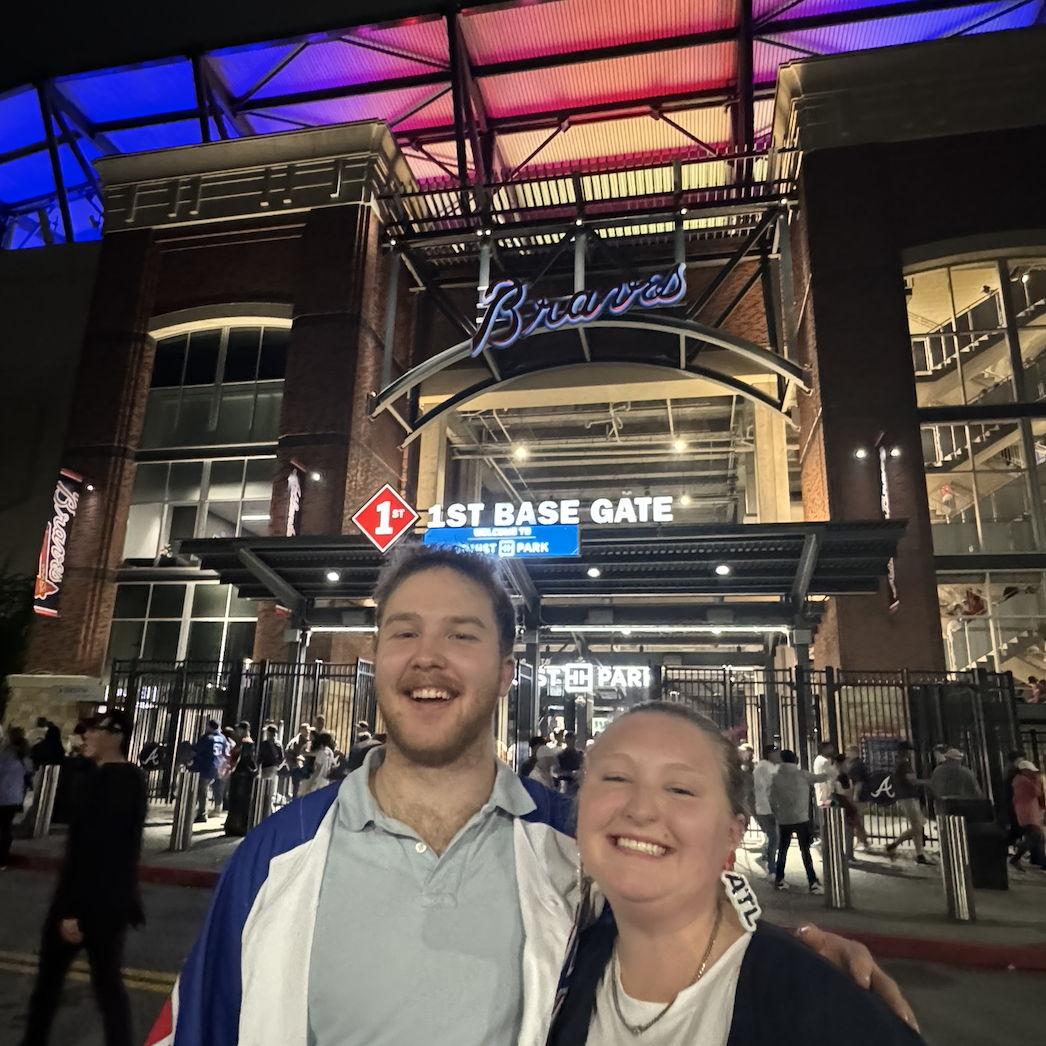 Michael's first Braves game