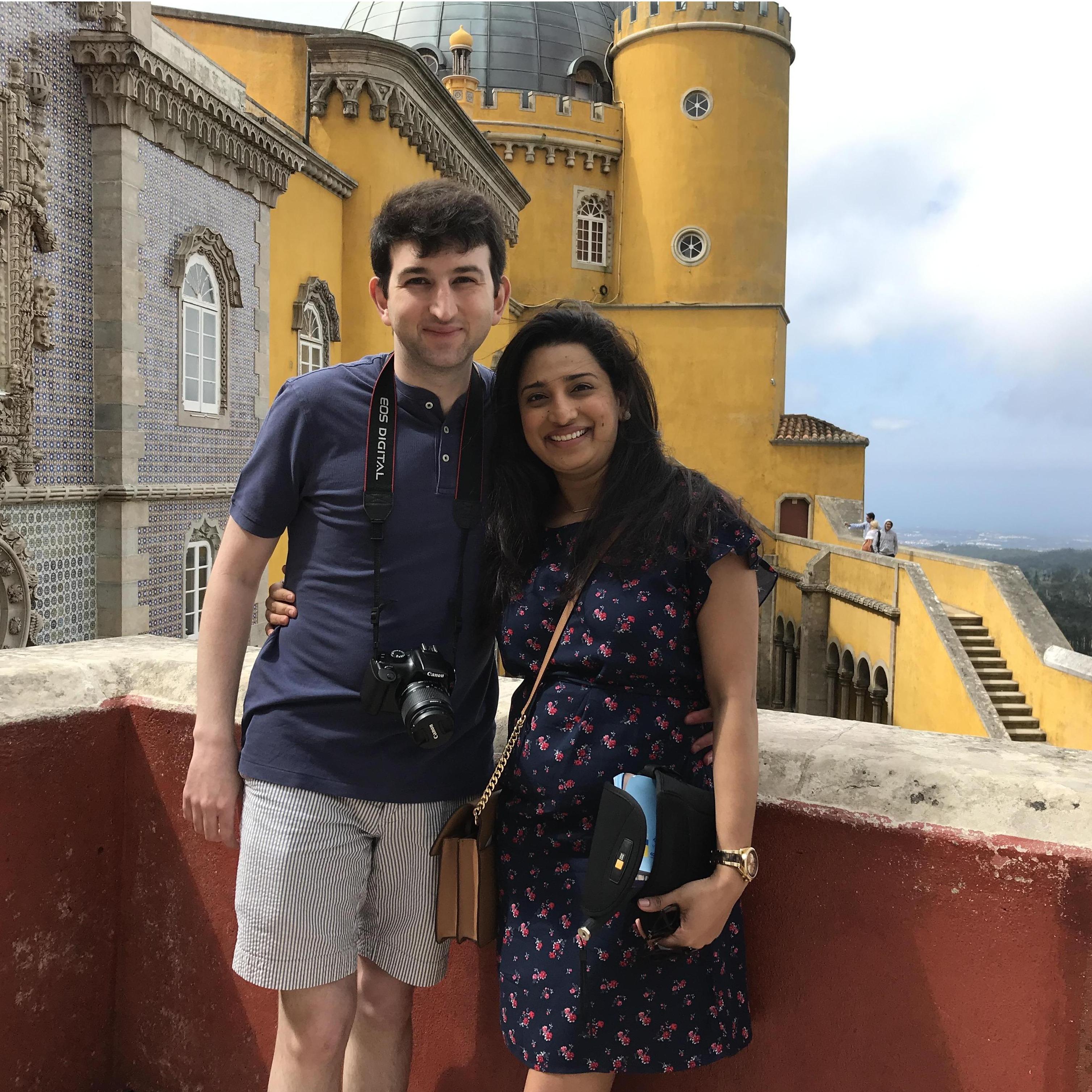 Exploring the Pena Palace in Sintra, Portugal, May 2018.