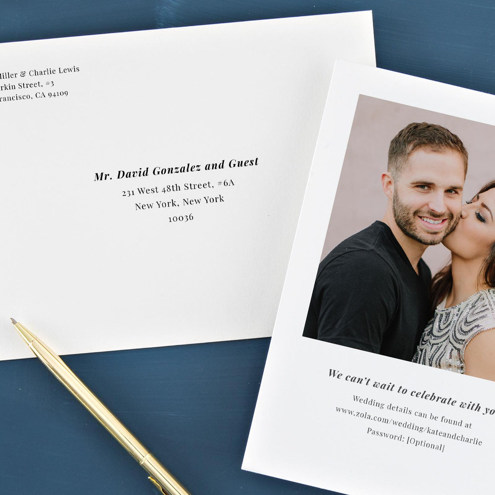 Baker Frame | Ivory | Zola Wedding Invitations