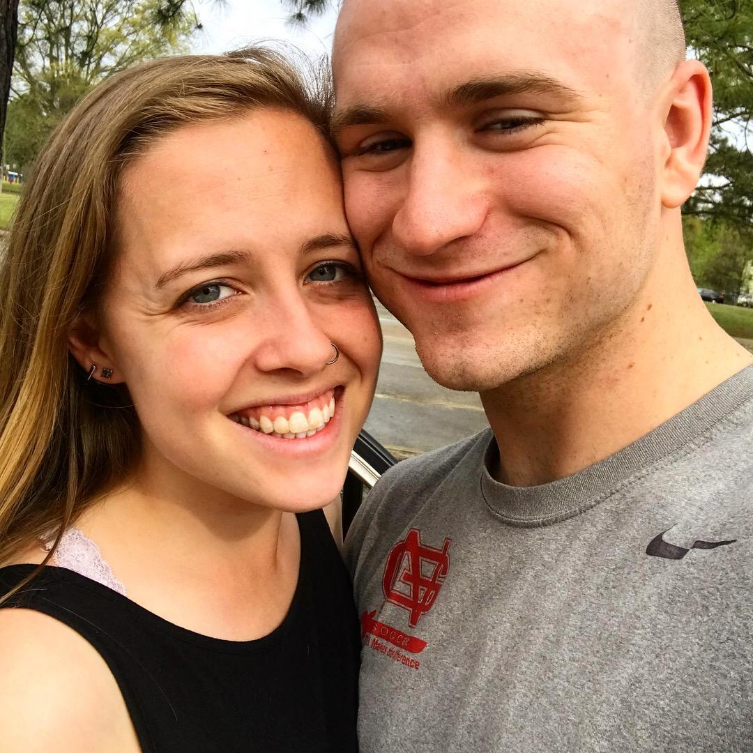 Spending Meghan's birthday in Virginia where James was stationed for tech school.