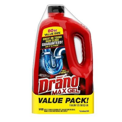 Drano Max Clog Remover Twin Pack 160oz