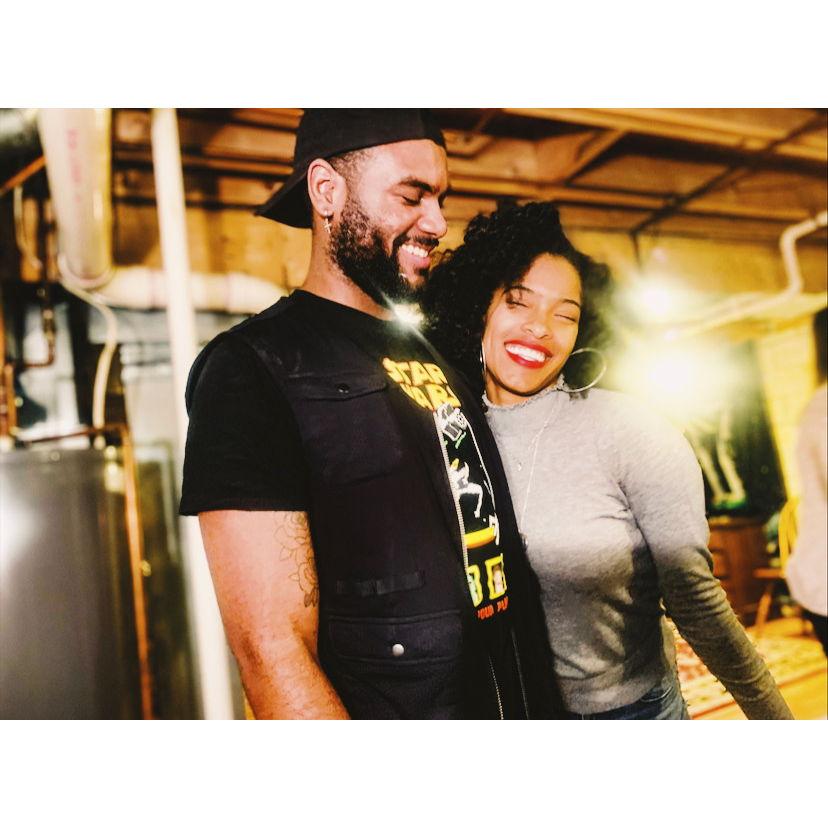 A graduate school house party.