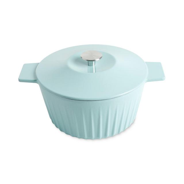 Martha Stewart Collection 5-Qt. Enameled Cast Iron Dutch Oven, Created for Macy's