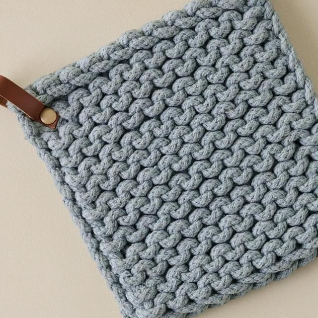 Hand Crocheted Cotton Pot Holder