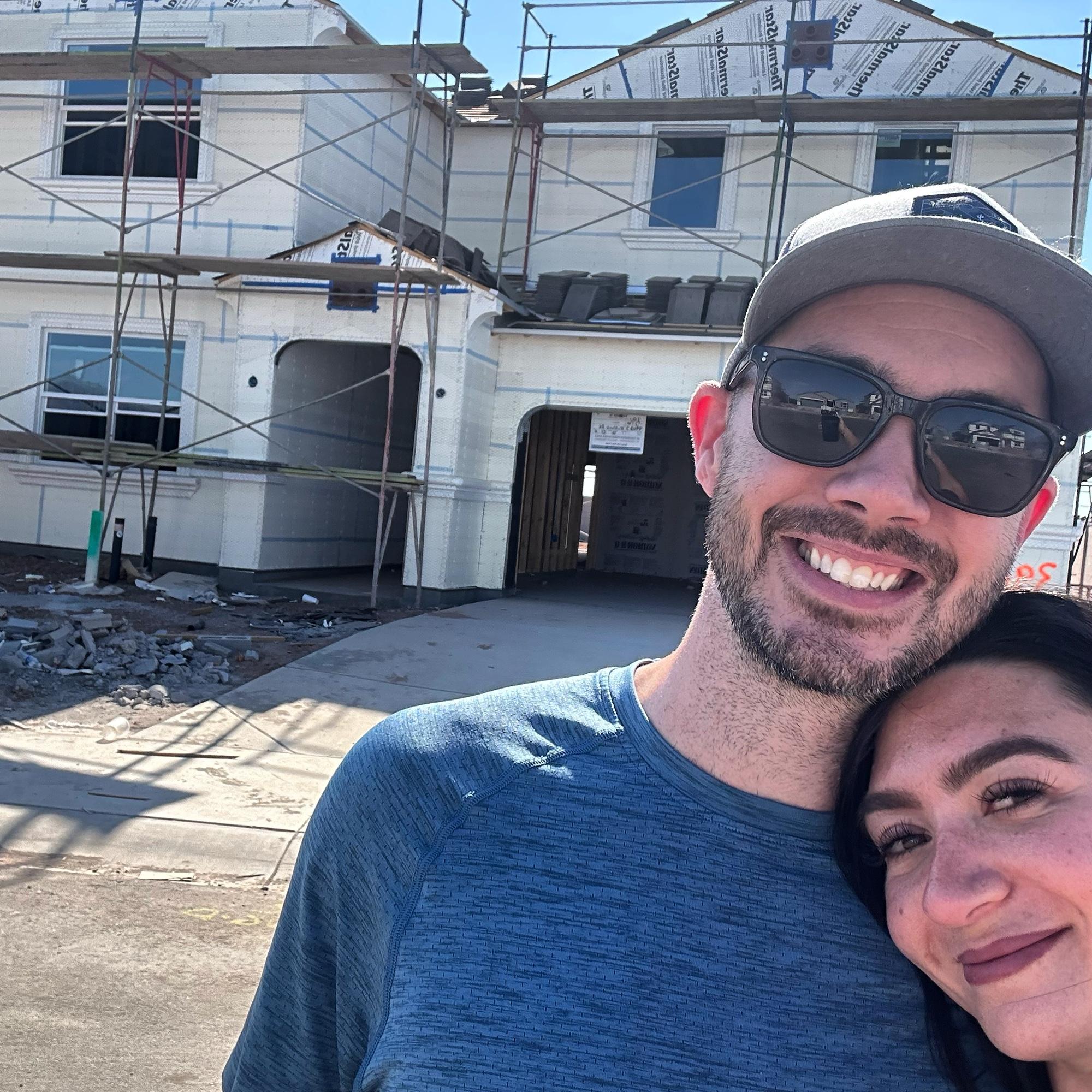 Our house in process of being built