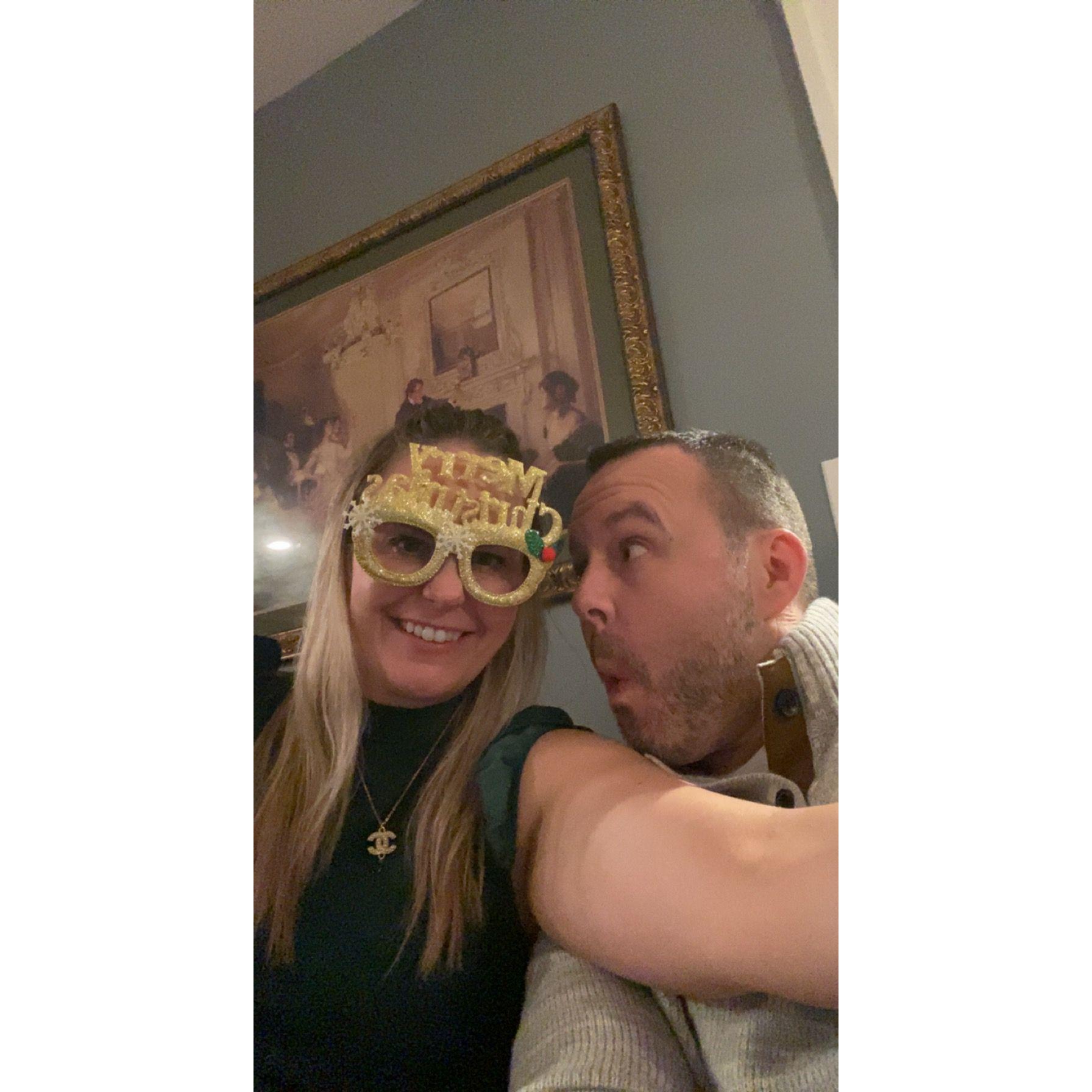 Friends-giving/Christmas party at Christine's! Party favors were on point.