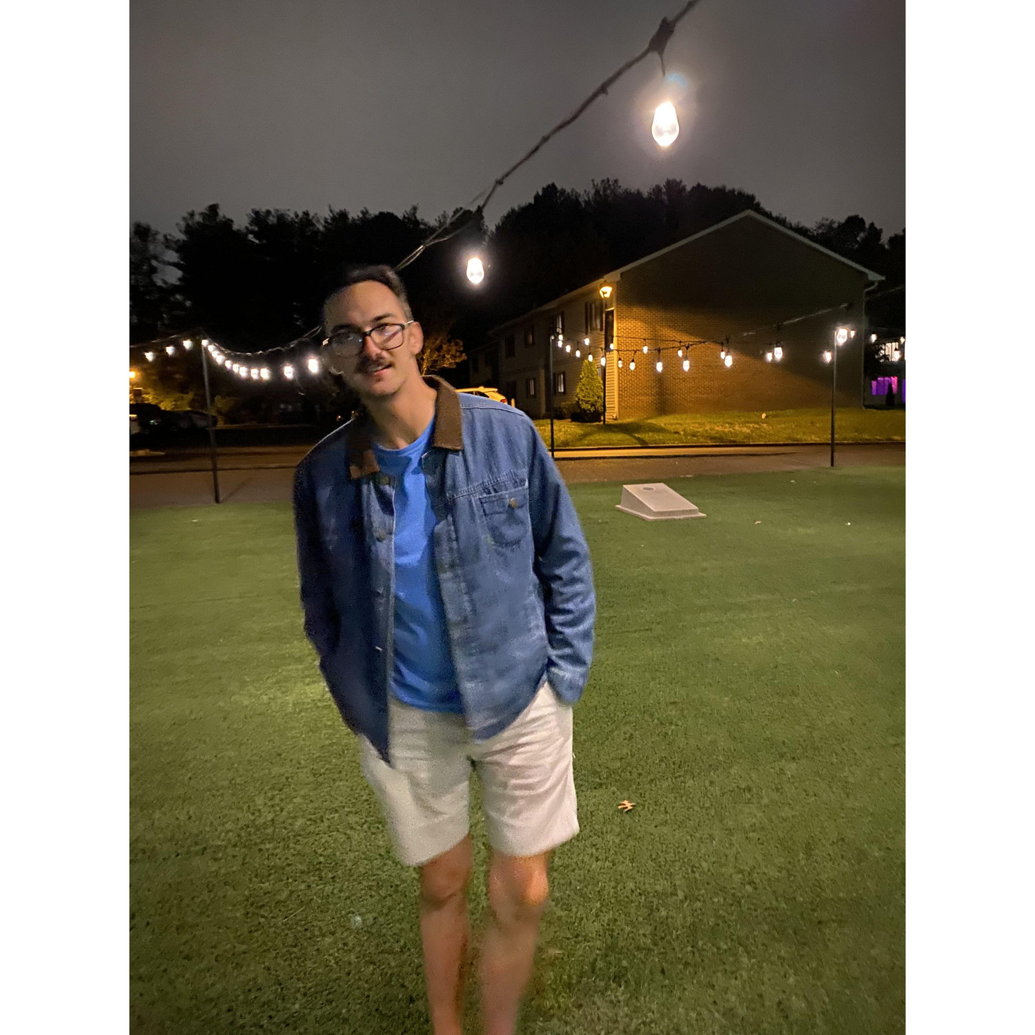 When we moved to Hickory and took a stroll through the apartment complex