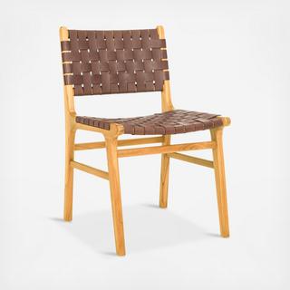 Safavieh, Taika Leather Dining Chair, Set of 2 | Zola