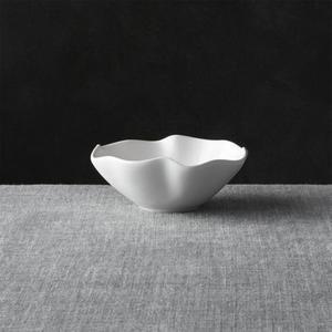 White Ruffle 5.5" Dip Bowl