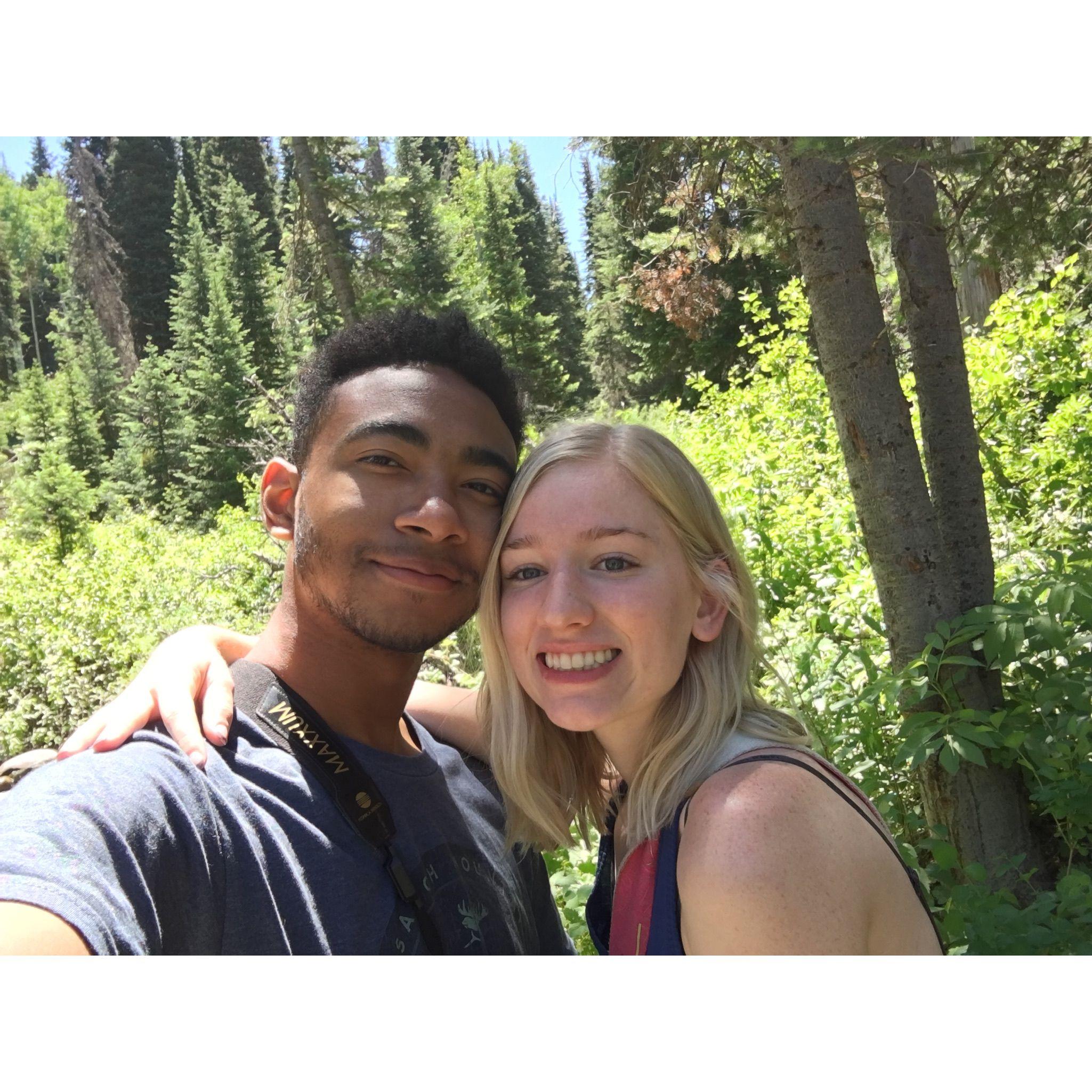 Drew's first time in Utah!